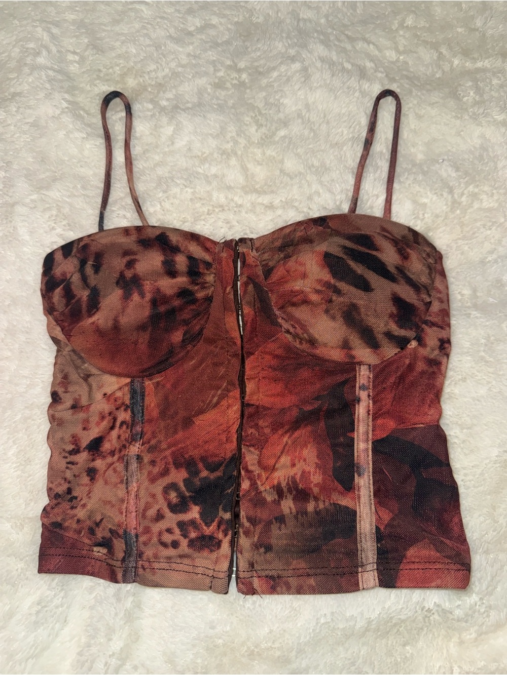 Bustier Cami with Adjustable Straps - Unbranded